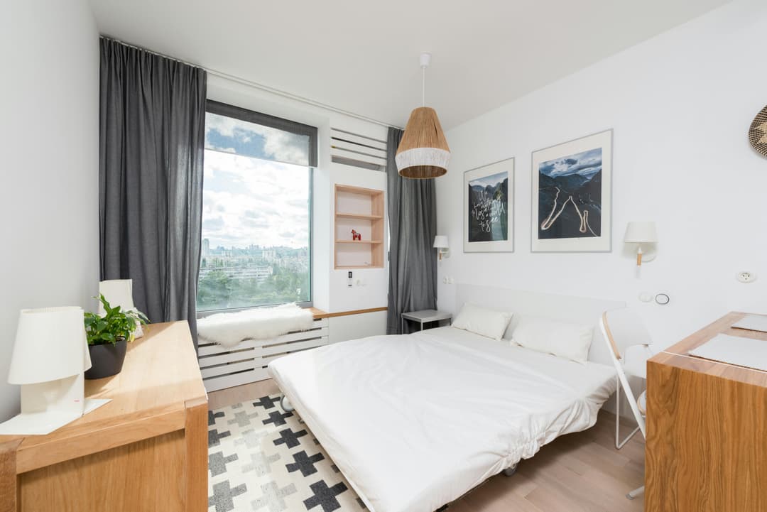A hotel room photo for website